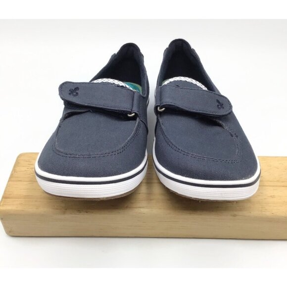 Grasshoppers Shoes Womens 7 Navy Blue Unworn Canvas Easy On Casual Comfort Cute - Picture 6 of 10